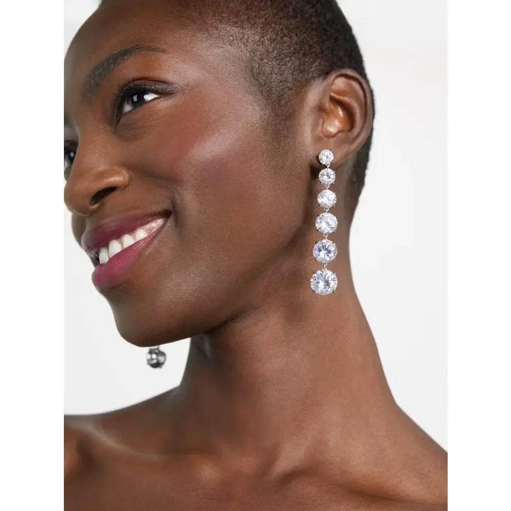 Kate Spade Candy Shop Linear Earrings Silver